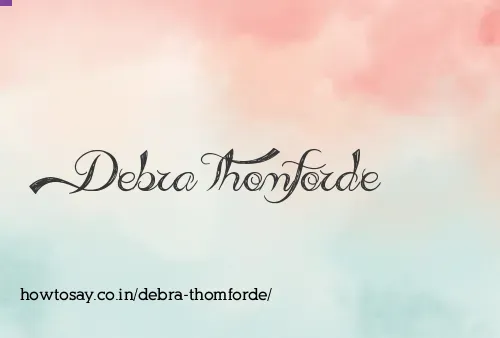 Debra Thomforde