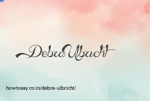 Debra Ulbricht