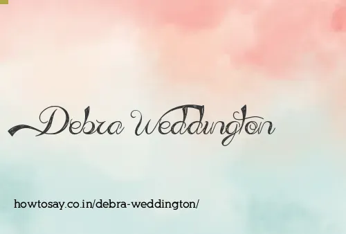 Debra Weddington