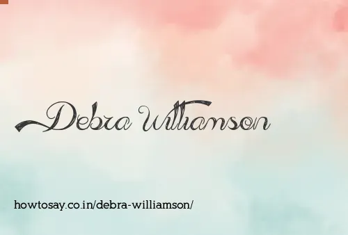 Debra Williamson