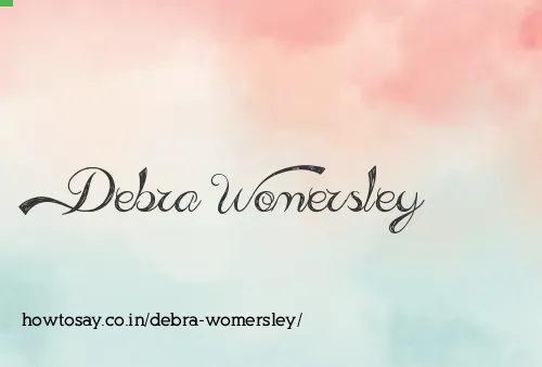 Debra Womersley