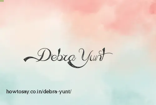 Debra Yunt