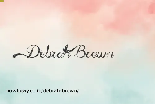 Debrah Brown