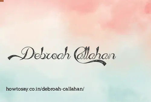 Debroah Callahan