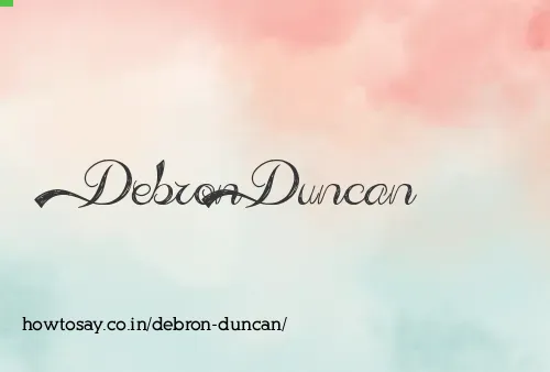 Debron Duncan