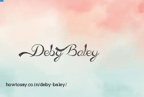 Deby Baley