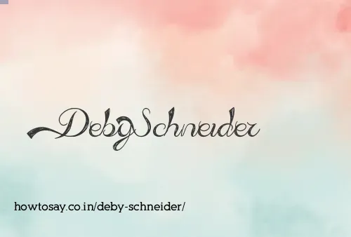 Deby Schneider