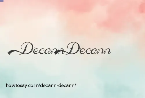 Decann Decann