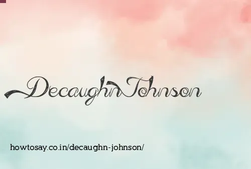 Decaughn Johnson