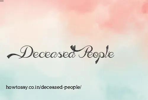 Deceased People