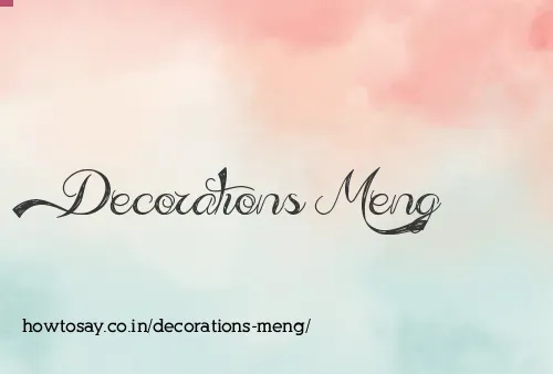 Decorations Meng