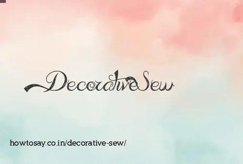 Decorative Sew