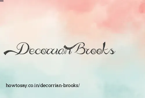 Decorrian Brooks