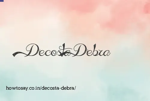 Decosta Debra