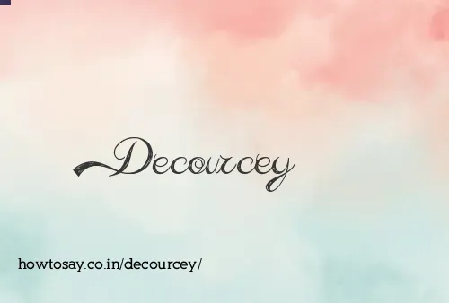 Decourcey