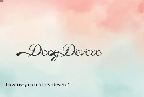 Decy Devere