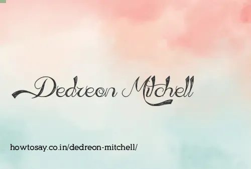 Dedreon Mitchell