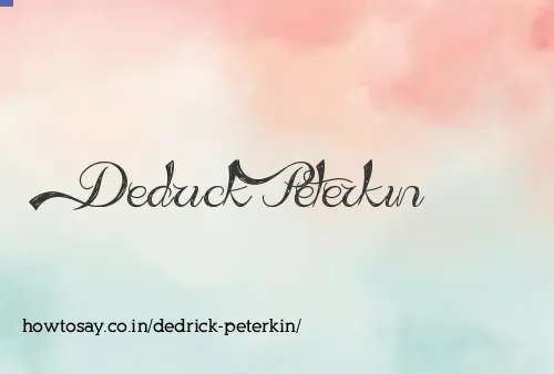 Dedrick Peterkin