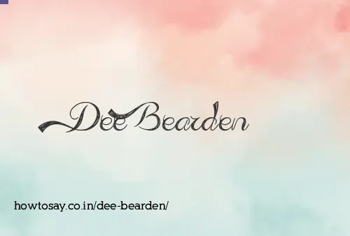 Dee Bearden