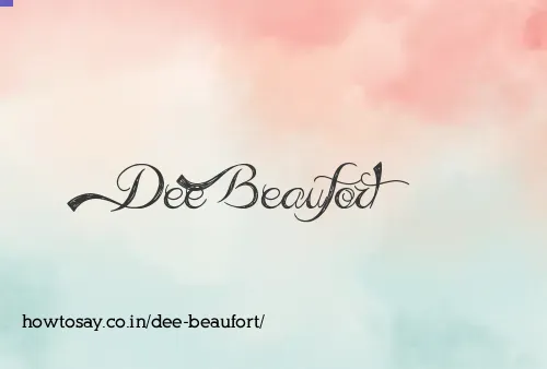 Dee Beaufort