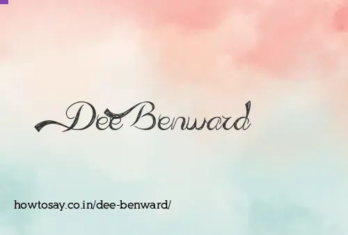 Dee Benward