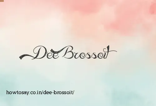 Dee Brossoit