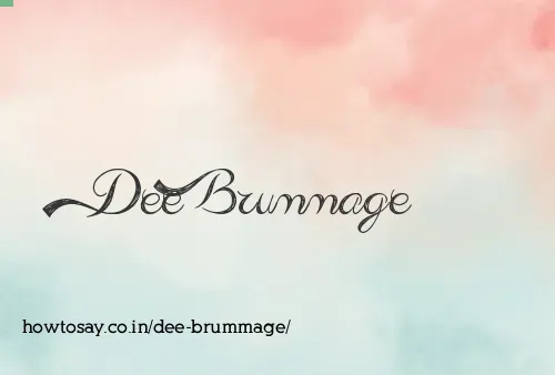 Dee Brummage