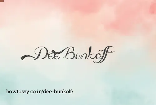 Dee Bunkoff
