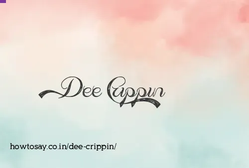 Dee Crippin