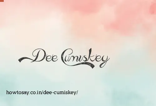 Dee Cumiskey