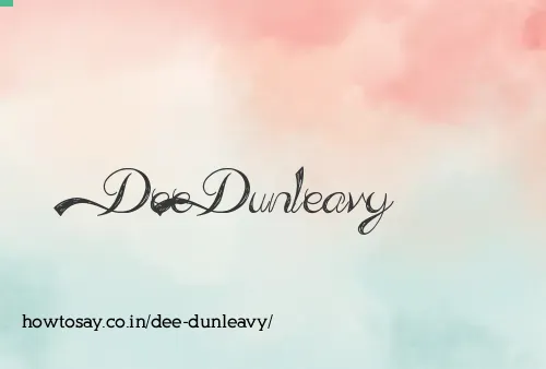 Dee Dunleavy