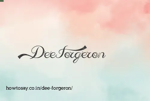 Dee Forgeron