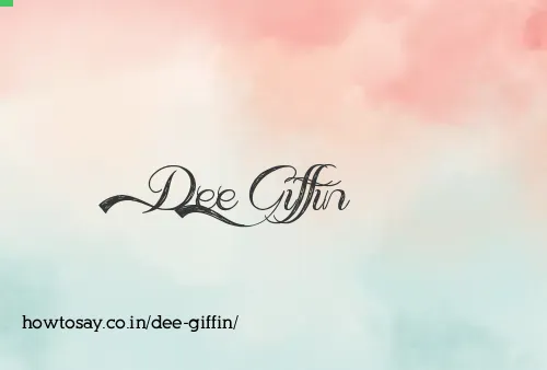 Dee Giffin