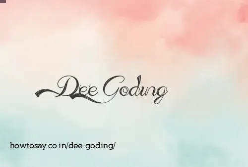 Dee Goding