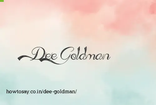 Dee Goldman
