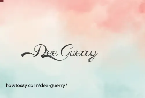Dee Guerry