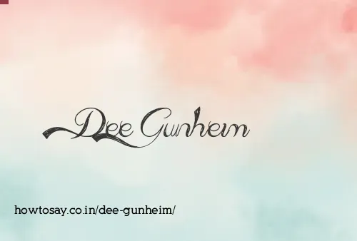 Dee Gunheim