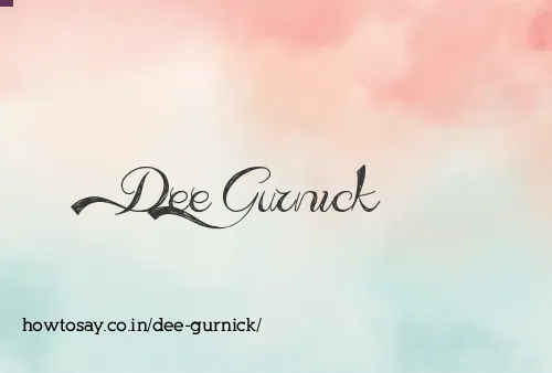 Dee Gurnick