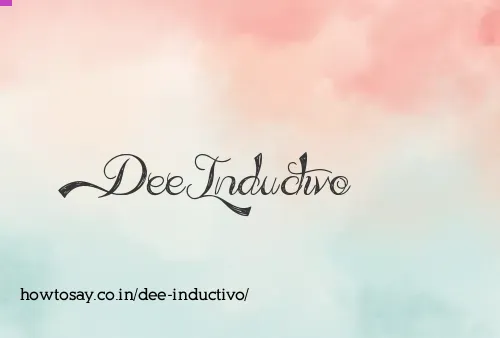 Dee Inductivo