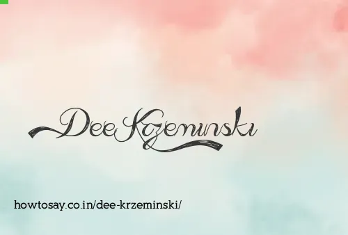 Dee Krzeminski