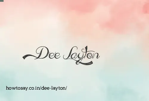 Dee Layton