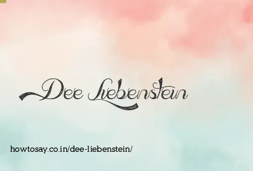 Dee Liebenstein