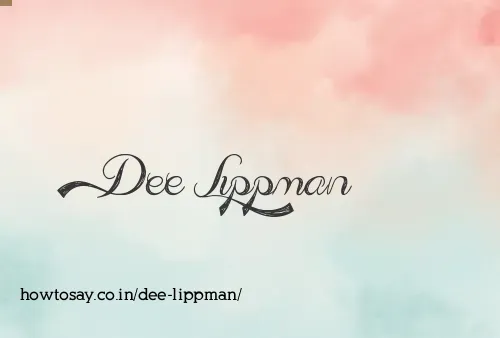 Dee Lippman
