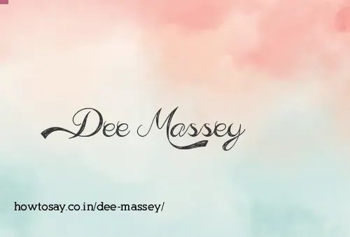 Dee Massey