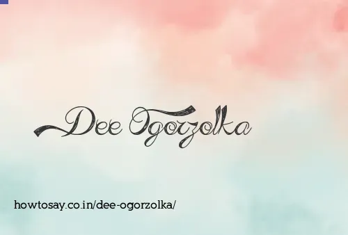 Dee Ogorzolka