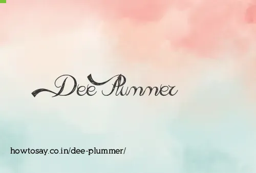 Dee Plummer