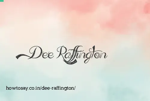 Dee Raffington