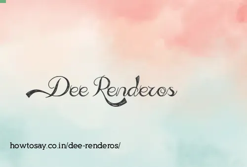 Dee Renderos