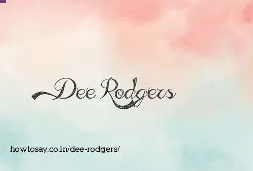 Dee Rodgers