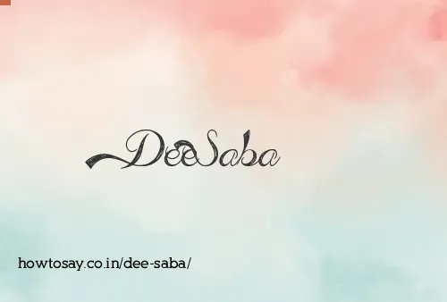 Dee Saba